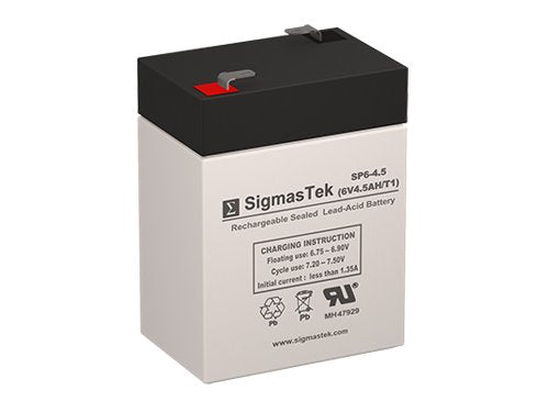 6 Volt 4.5 AmpH SLA Battery with F1 Terminal X849975