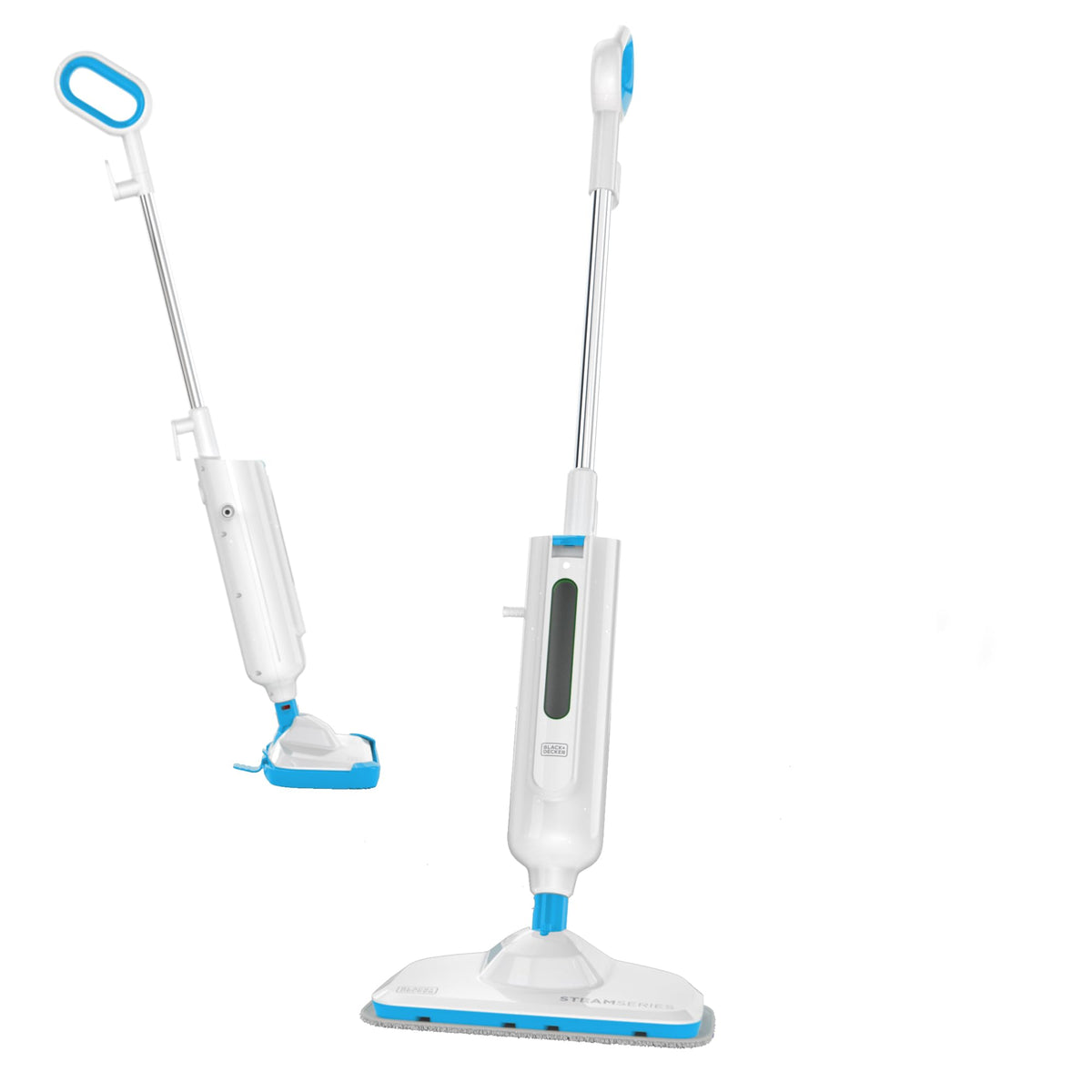 1300W Steam Mop with Carpet Glider and 2 Microfiber Pads T6553