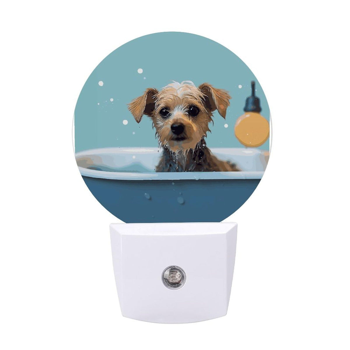 Dog in Bathtub Night Light Smart Sensor W494