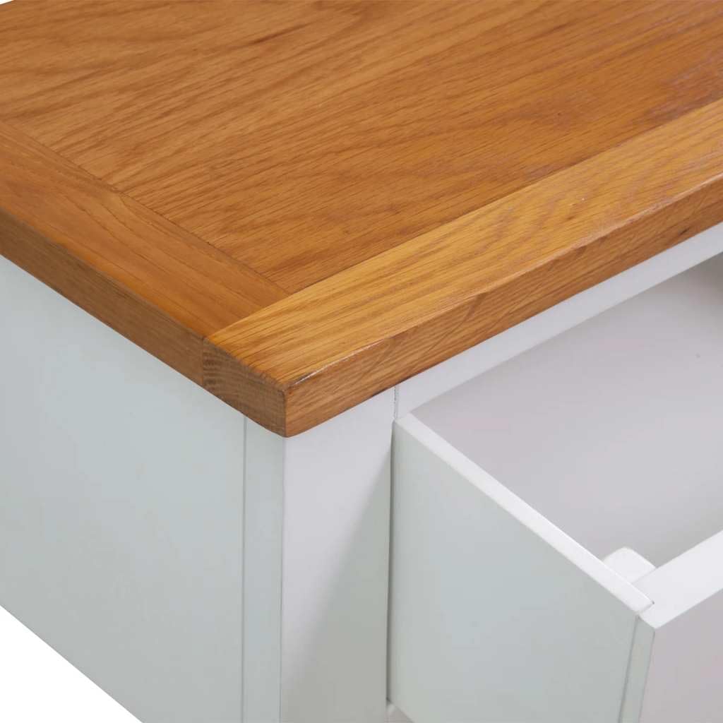 Solid Oak Wood Console Table V957180
