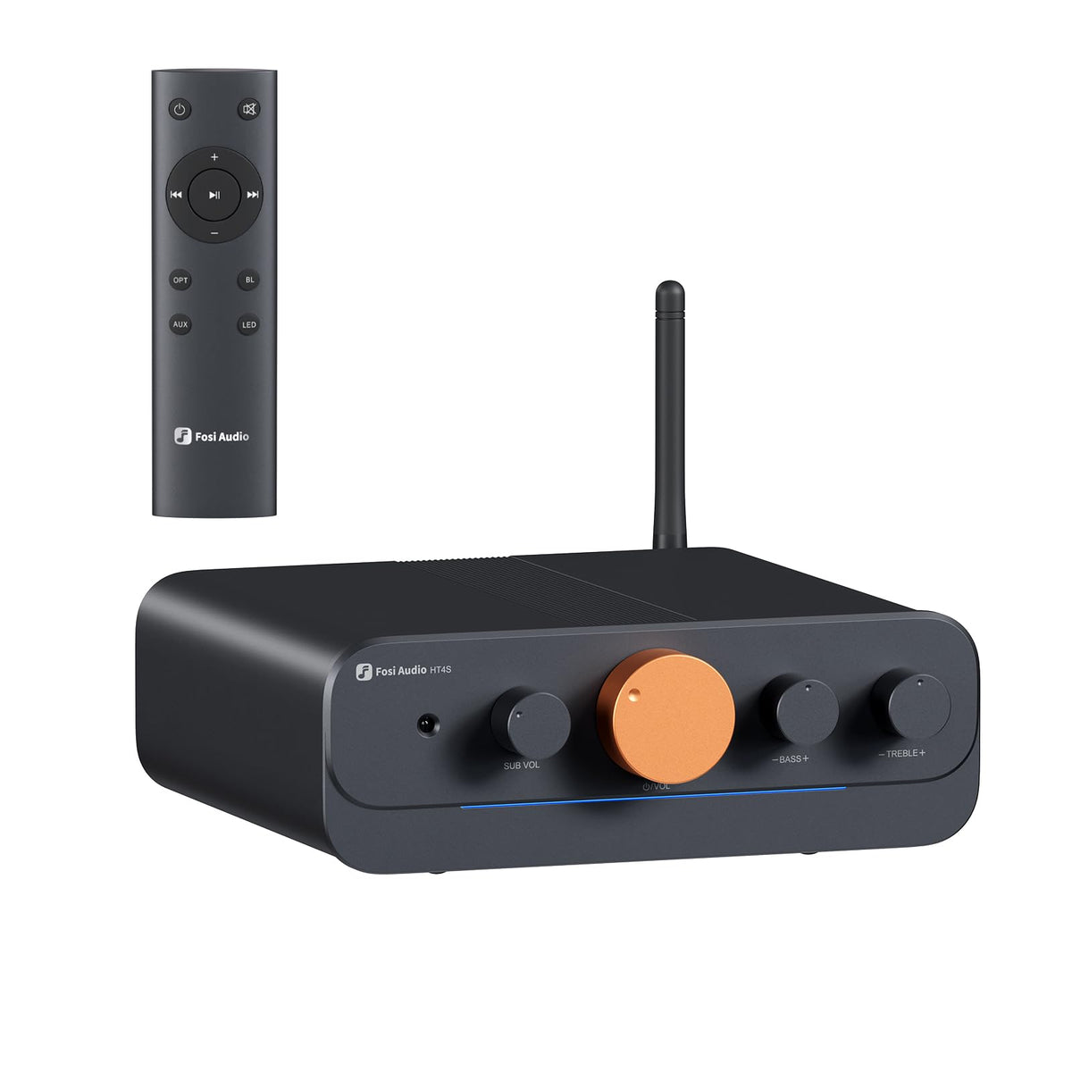 Bluetooth 4 Channel Power Amplifier with Remote Control K74553