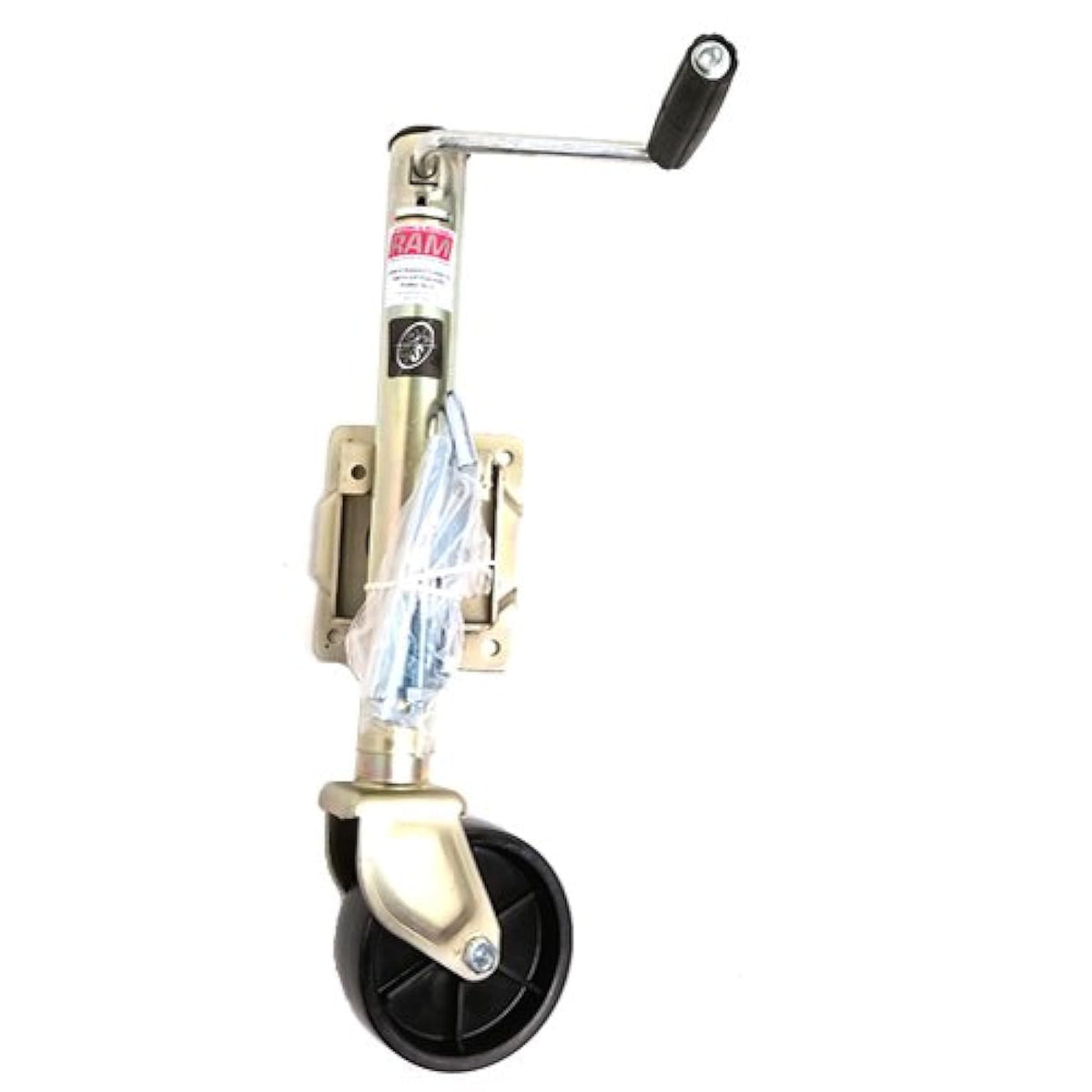 1000 lbs Capacity Zinc Coated Trailer Jack with 6" Caster F5149