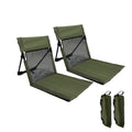 2 Pack Foldable Camping Chairs with Mesh Backrest S40819