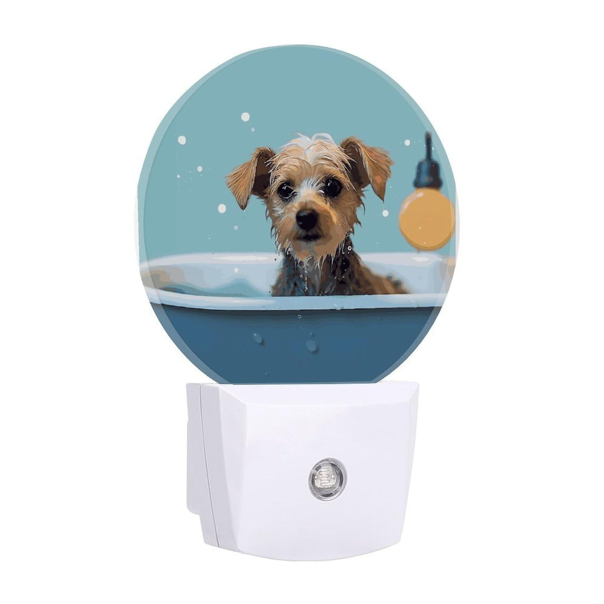 Dog in Bathtub Night Light Smart Sensor W494