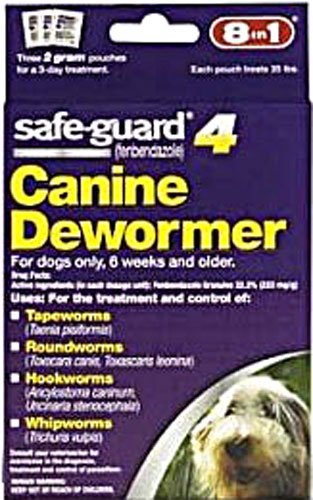 4 Canine Dewormer for Medium Dogs 2 g 3 Pouches R77648