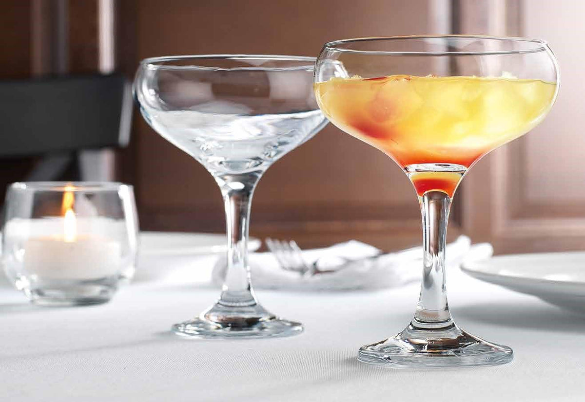 9.5 oz Coupe Cocktail Glasses Set 6 Pcs X36267