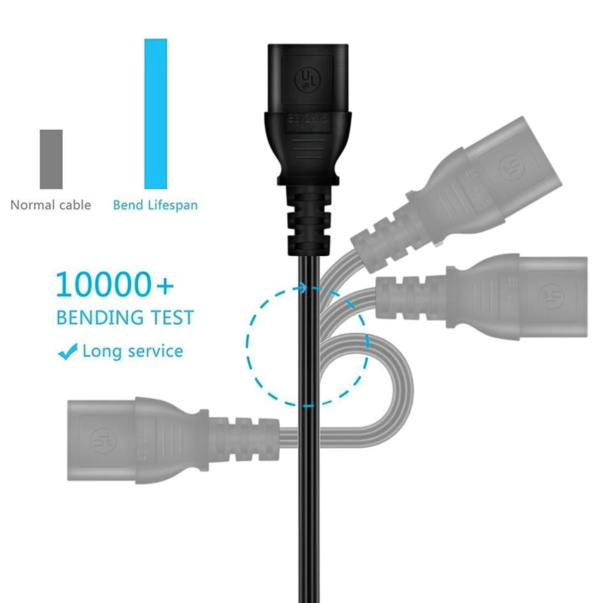 6ft AC Power Cord Cable H817