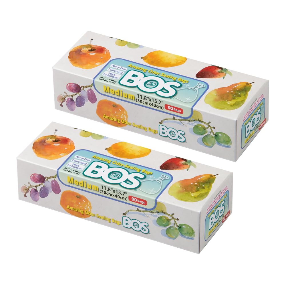 White 90 Count Disposable Odor Sealing Bags Pack of 2 O524360