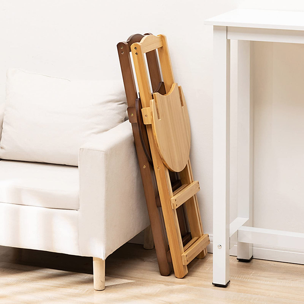Folding Bar Stool Bamboo Kitchen Stools Y59383