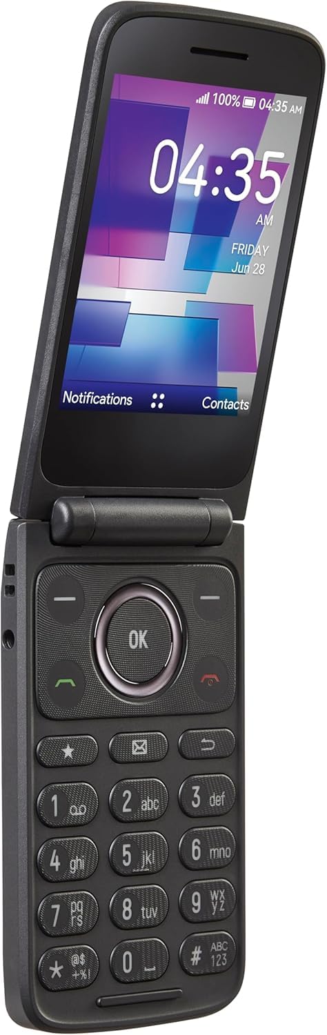 4G LTE Flip Phone 16GB Stone Gray S215339