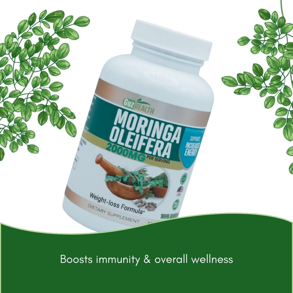 Moringa Oleifera 2000mg Capsules 120 Count Z4953