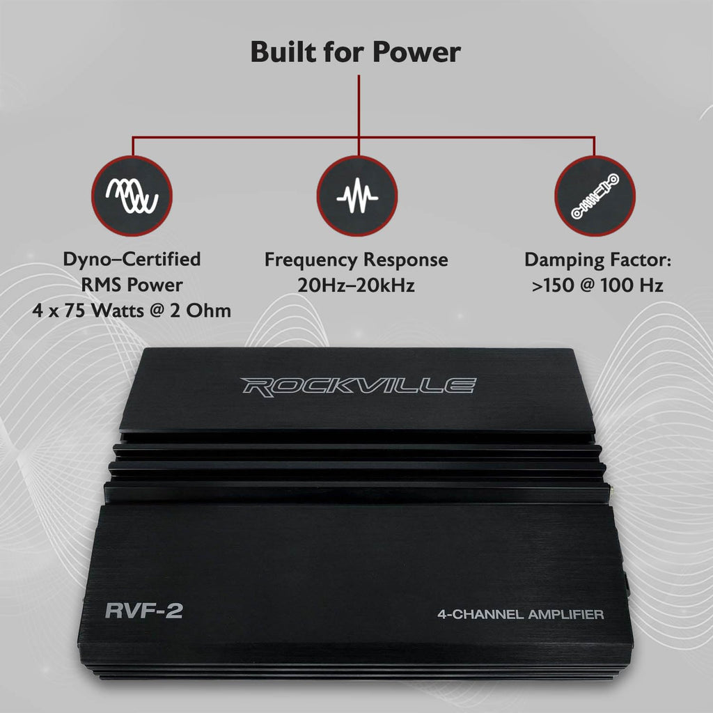 4 Channel Car Stereo Amplifier R8143