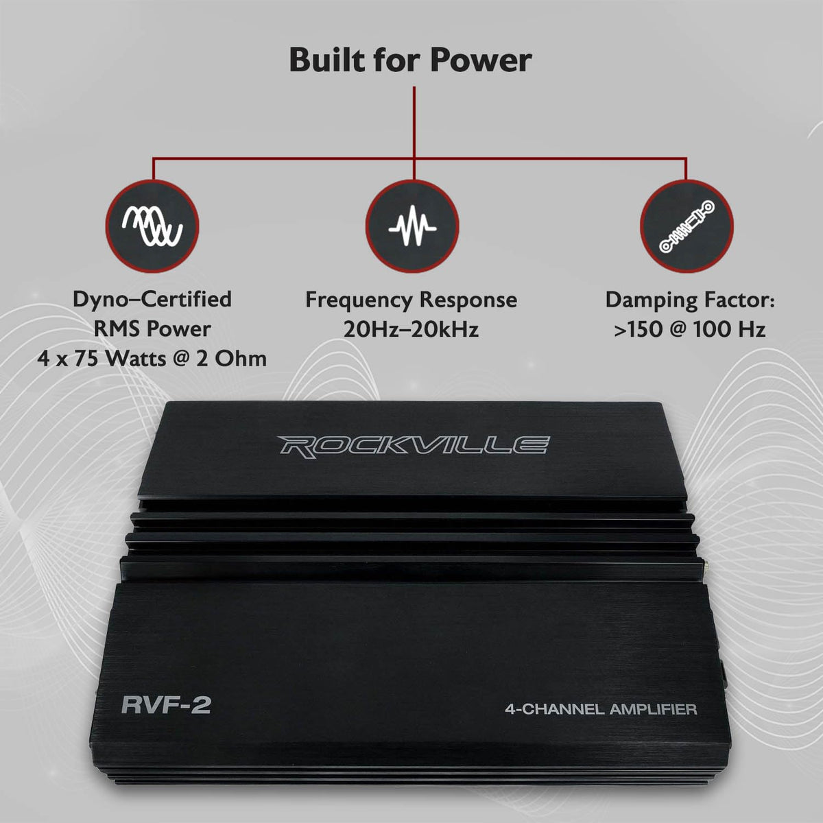4 Channel Car Stereo Amplifier R8143