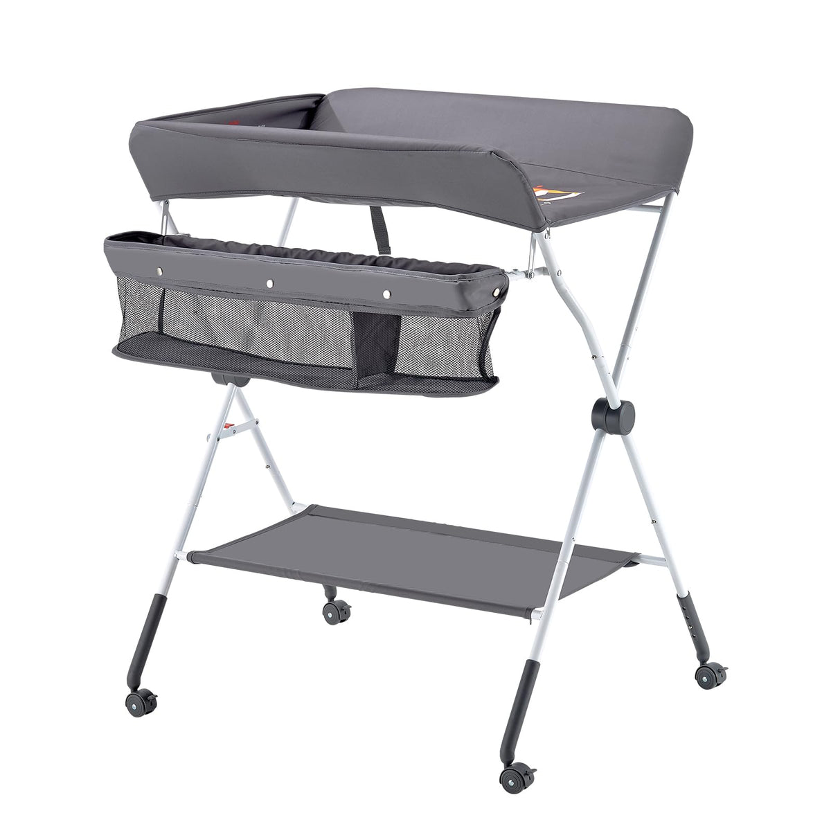 Foldable Baby Changing Table with Side Basket N441139