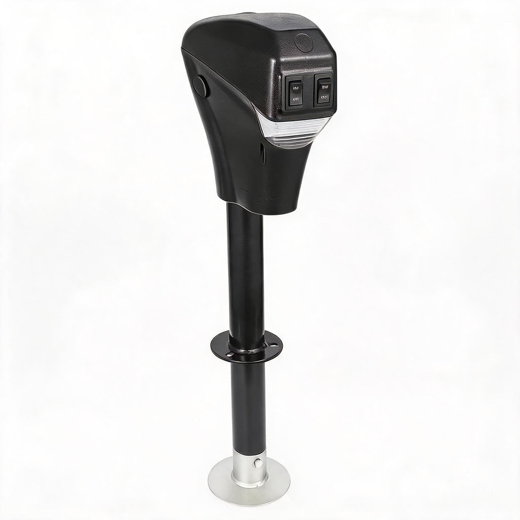 3500lbs Electric Trailer Jack with Front LED, 18" Lift Y916