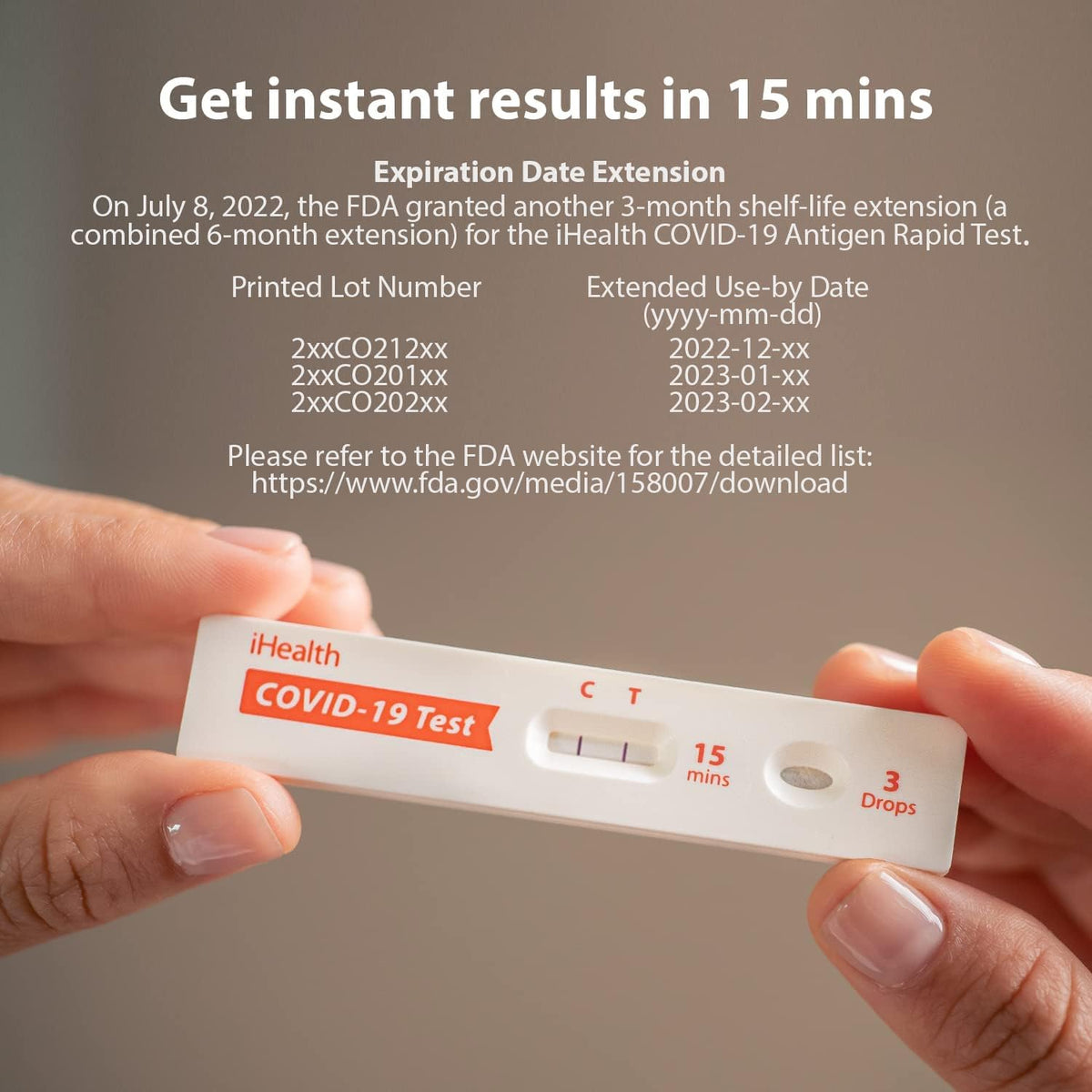 COVID-19 Antigen Rapid Home Test Kit 90 Packs L7971