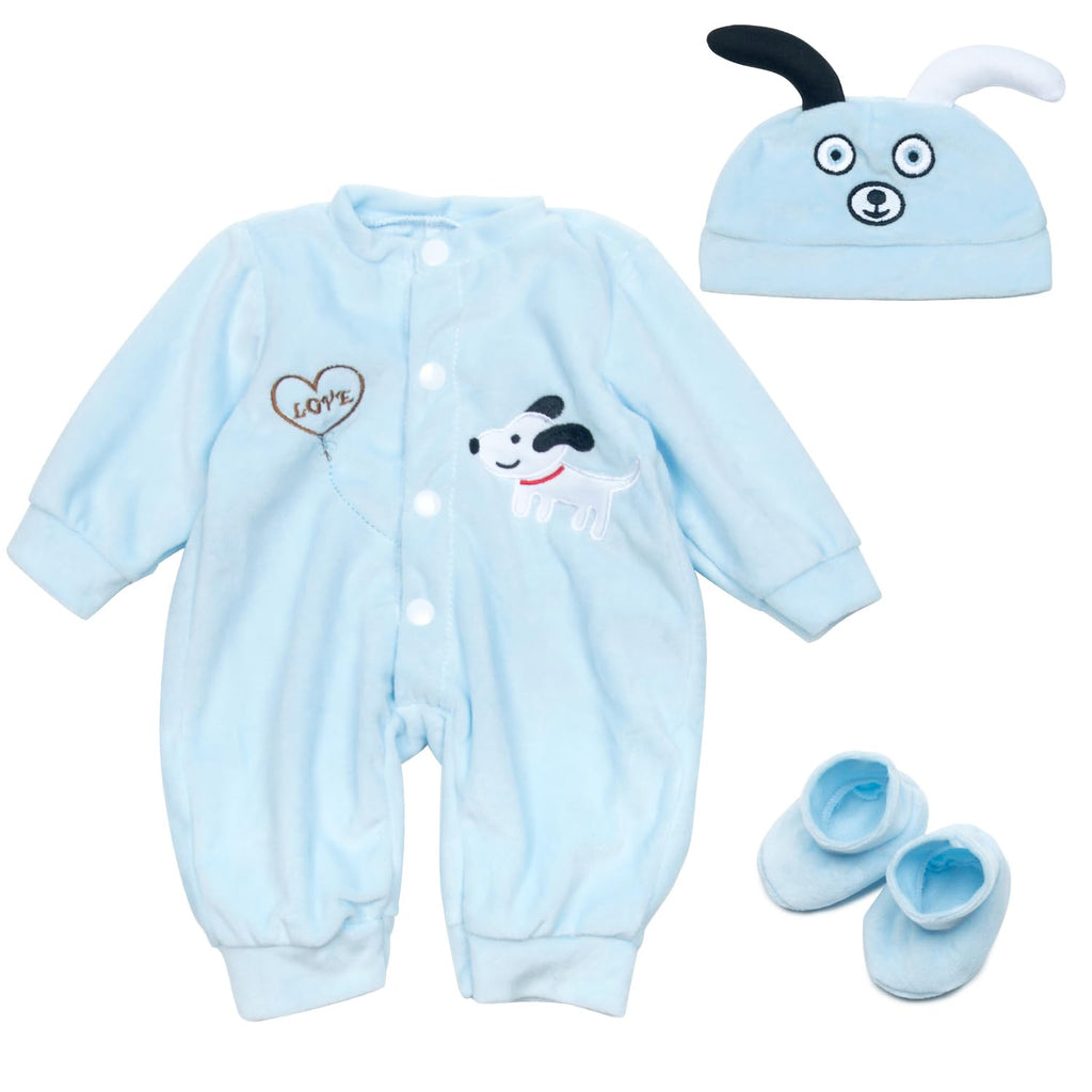Blue Puppy 3-piece Doll Clothes M2649