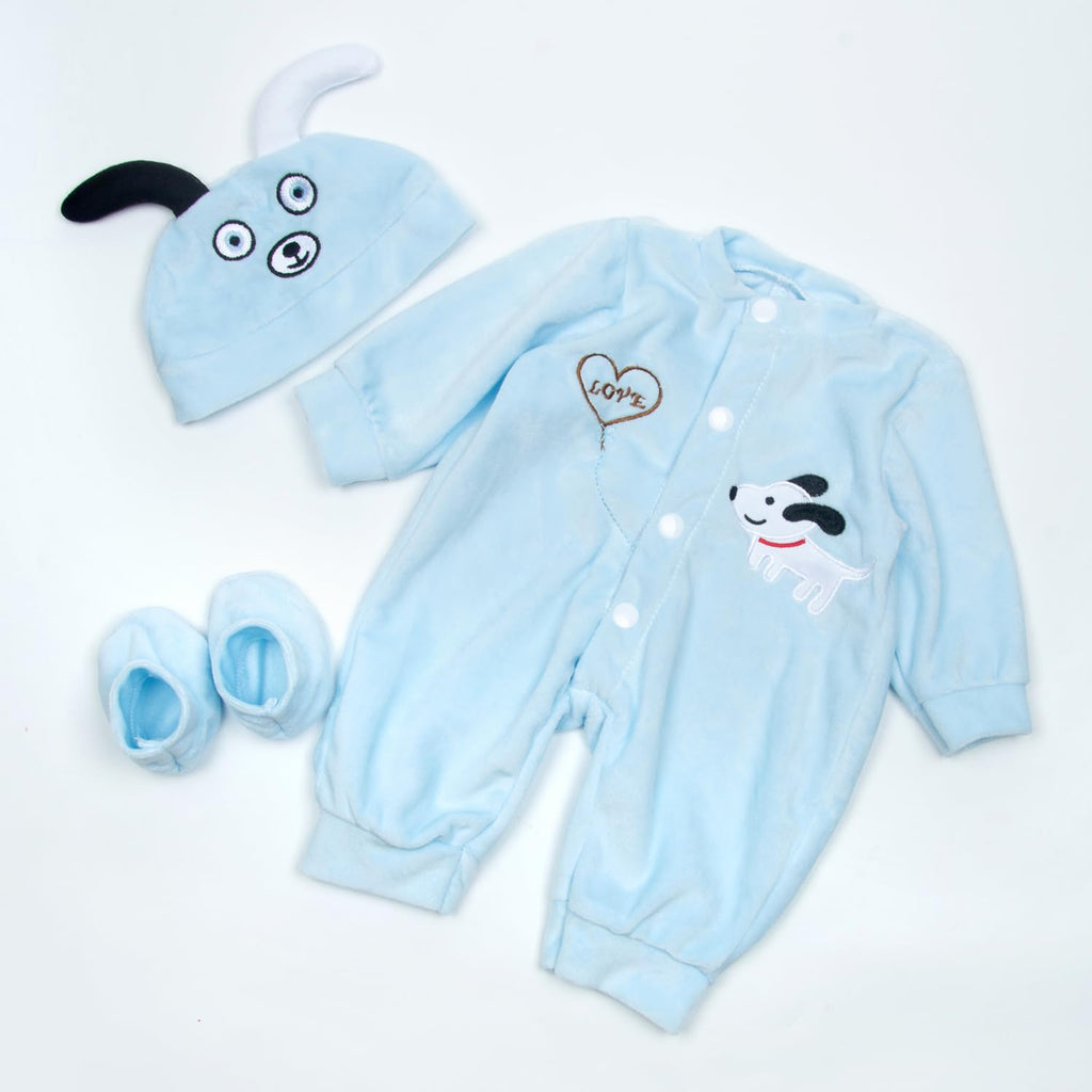 Blue Puppy 3-piece Doll Clothes M2649
