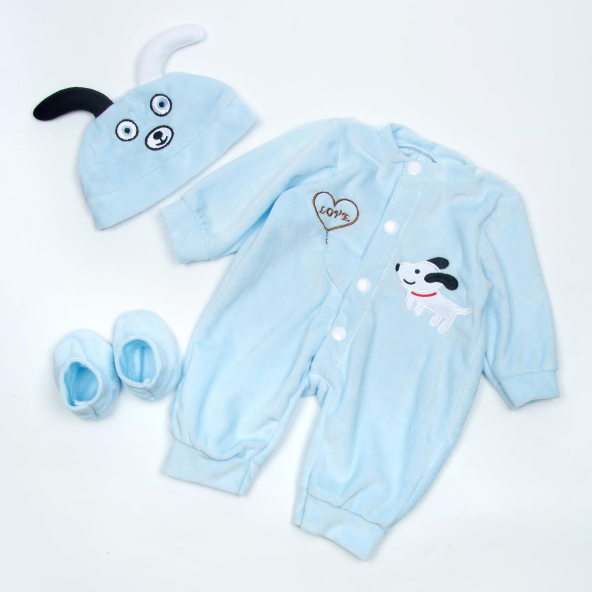 Blue Puppy 3-piece Doll Clothes M2649