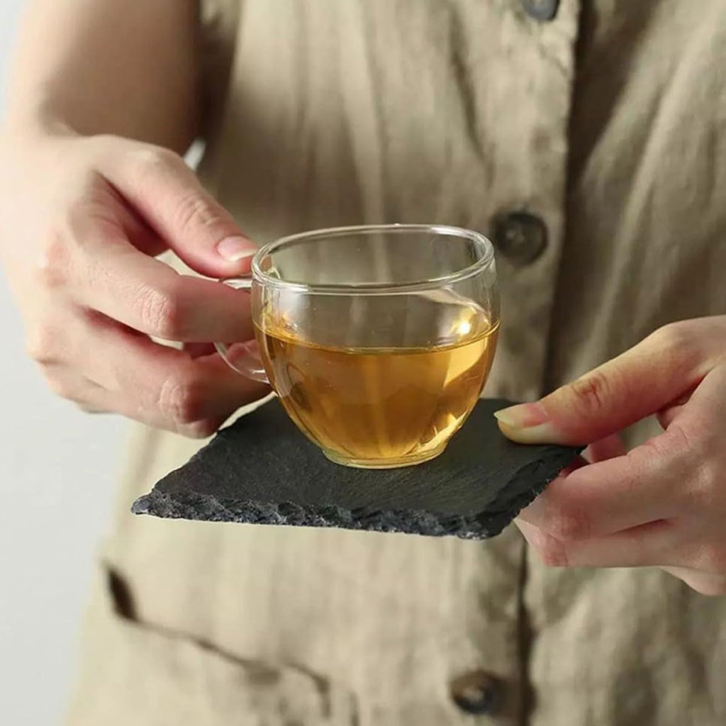 Natural Stone Drink Coasters Set G364995