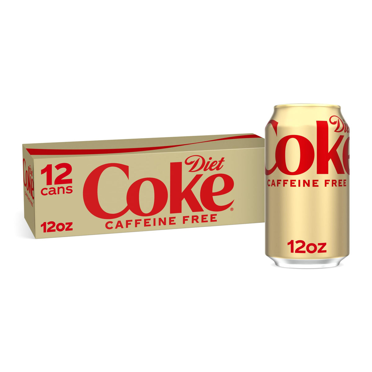 Caffeine Free Soda Soft Drink, 12 fl oz, 12 Pack J2011