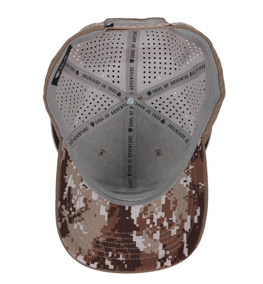 Khaki Camo Trucker Hat E337
