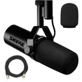 Dynamic Vocal Microphone with Detachable Windscreen and XLR Cable C201