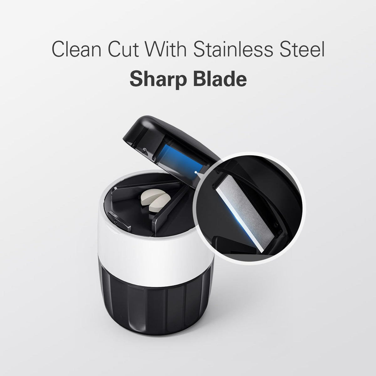 3-in-1 Pill Crusher and Cutter with Storage E51668
