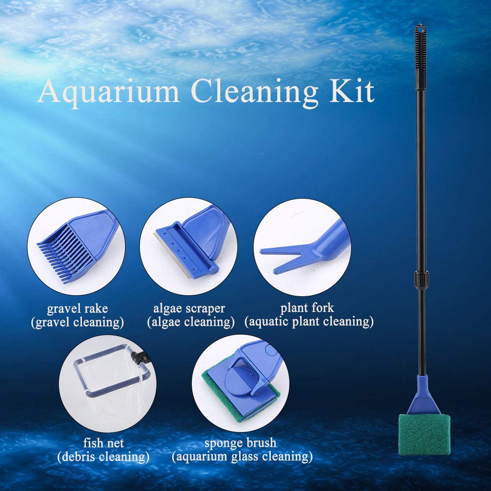 5 in 1 Retractable Aquarium Cleaning Kit Z864