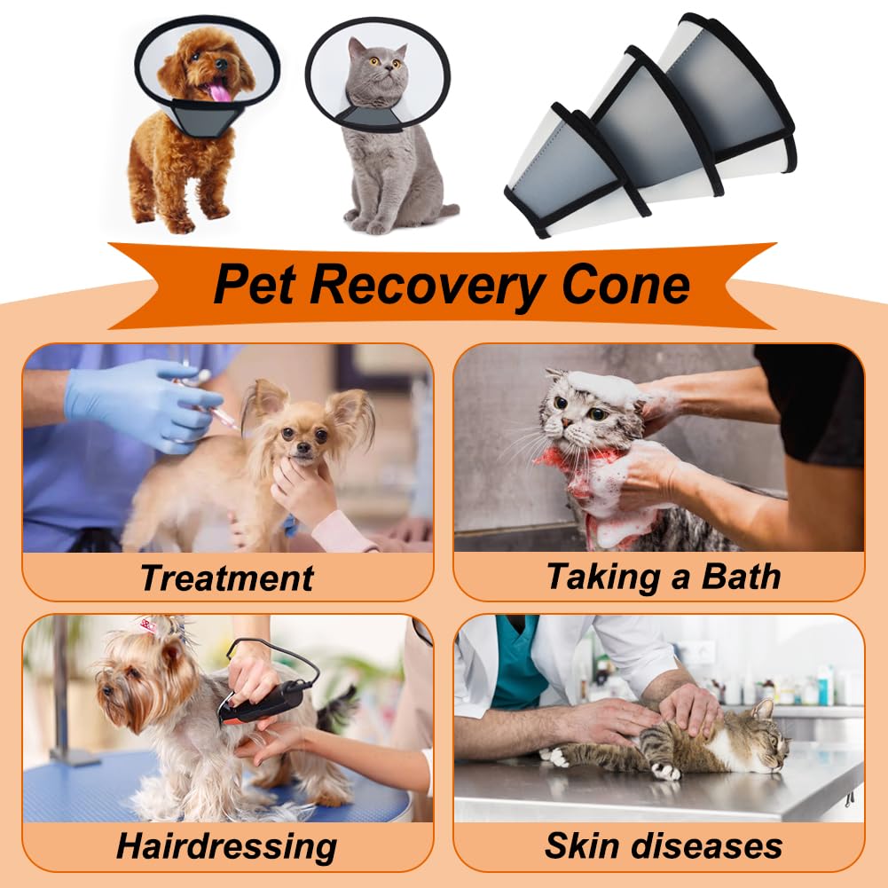 Adjustable PVC Cat Recovery Cone X652