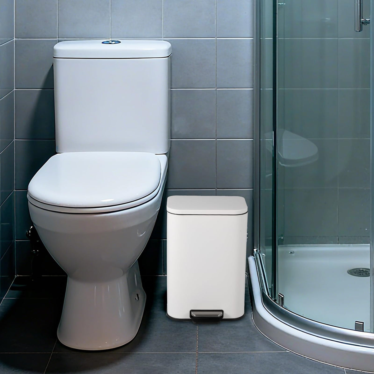 Stainless Steel 50L Trash Can O203