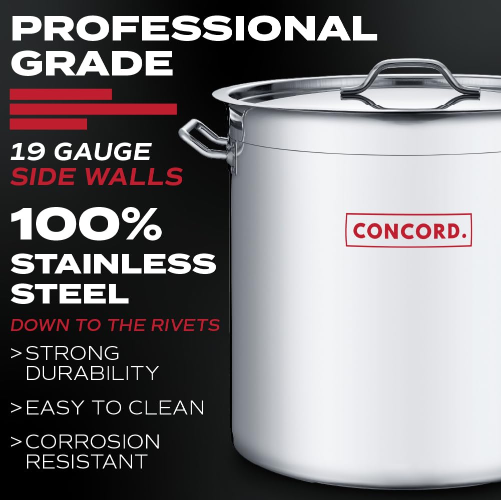 40 Quart Stainless Steel Stock Pot H5411