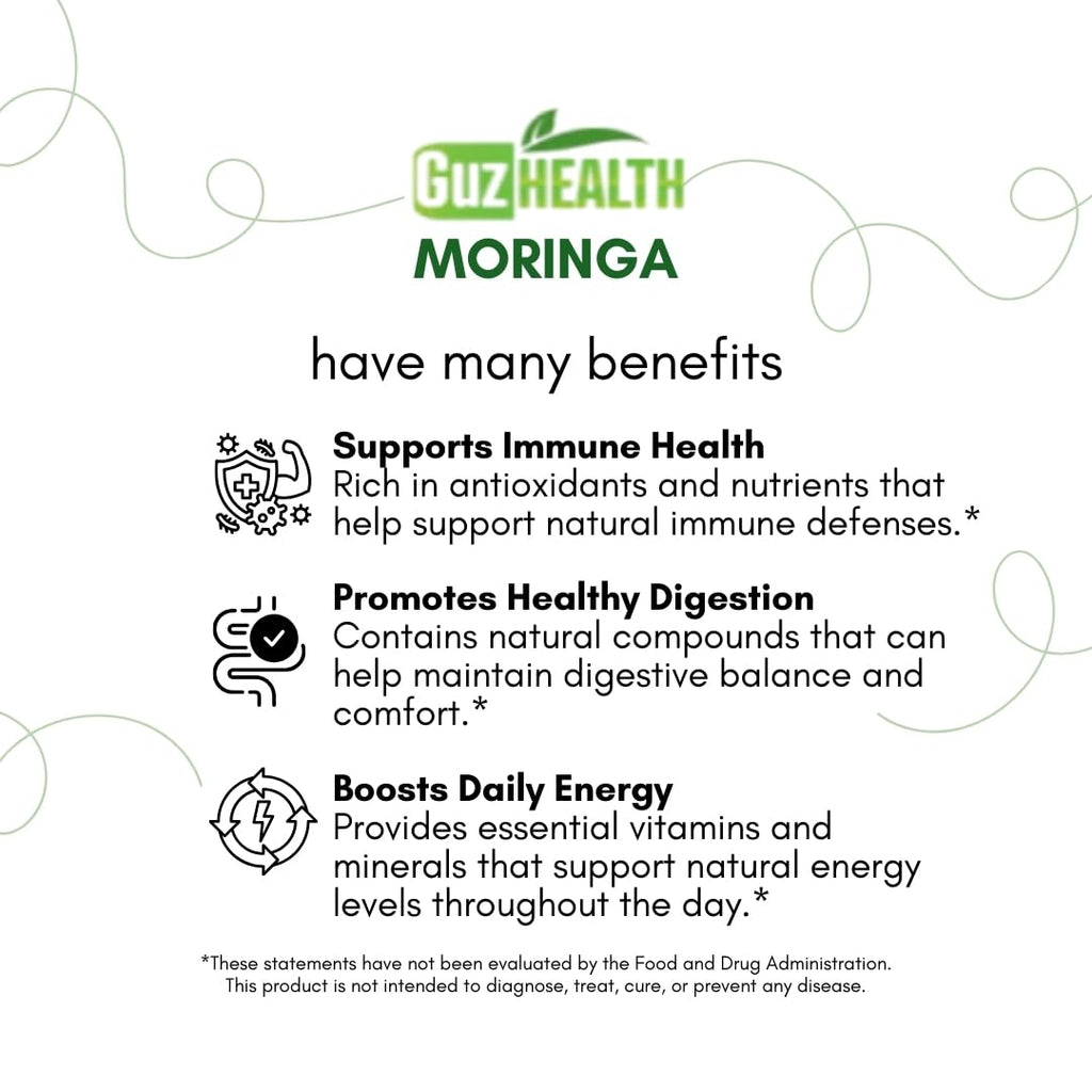 Moringa Oleifera 2000mg Capsules 120 Count Z4953