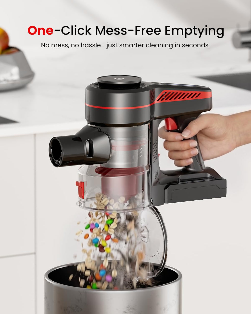 Lightweight Cordless Stick Vacuum Cleaner 45kPa 6 in 1 S915544