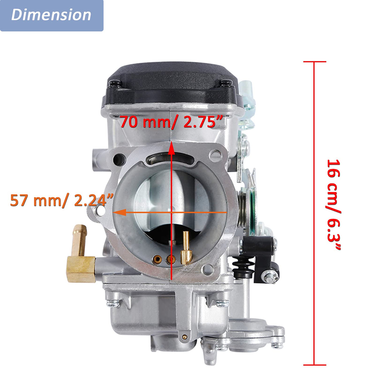 40mm Carburetor & Choke Cable F209264