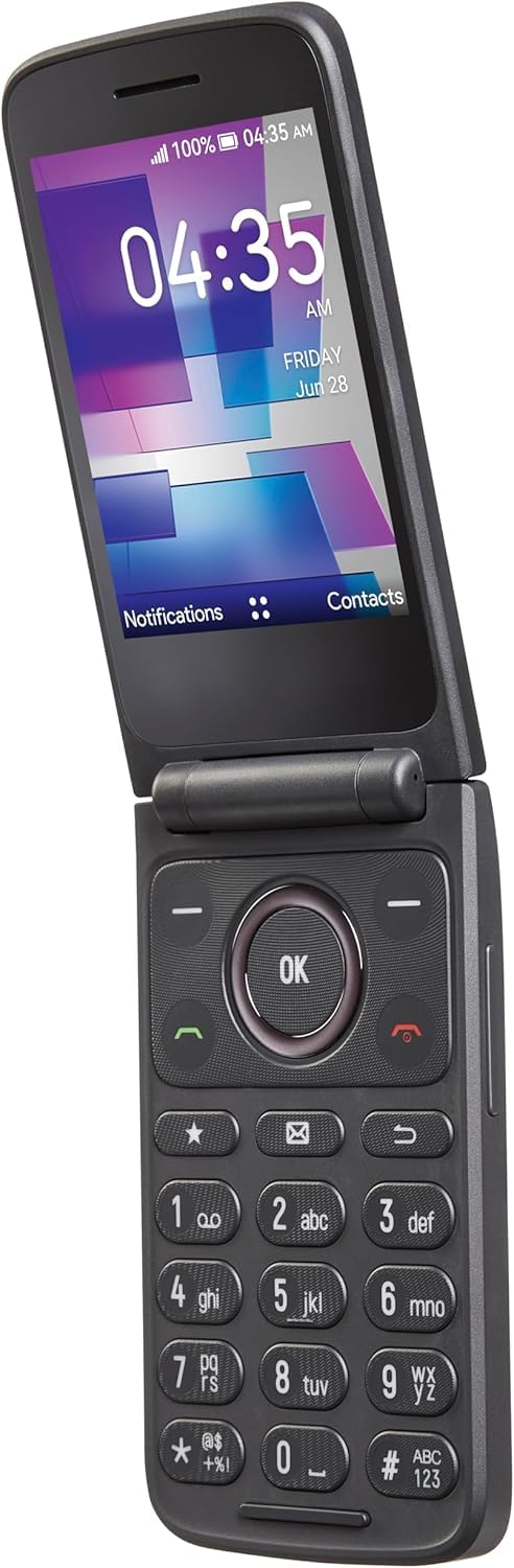 4G LTE Flip Phone 16GB Stone Gray S215339