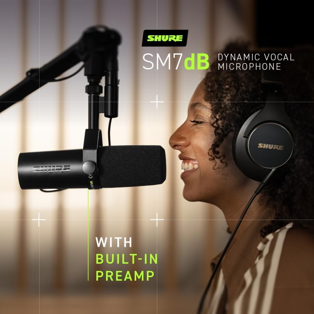 Dynamic Vocal Microphone with Detachable Windscreen and XLR Cable C201