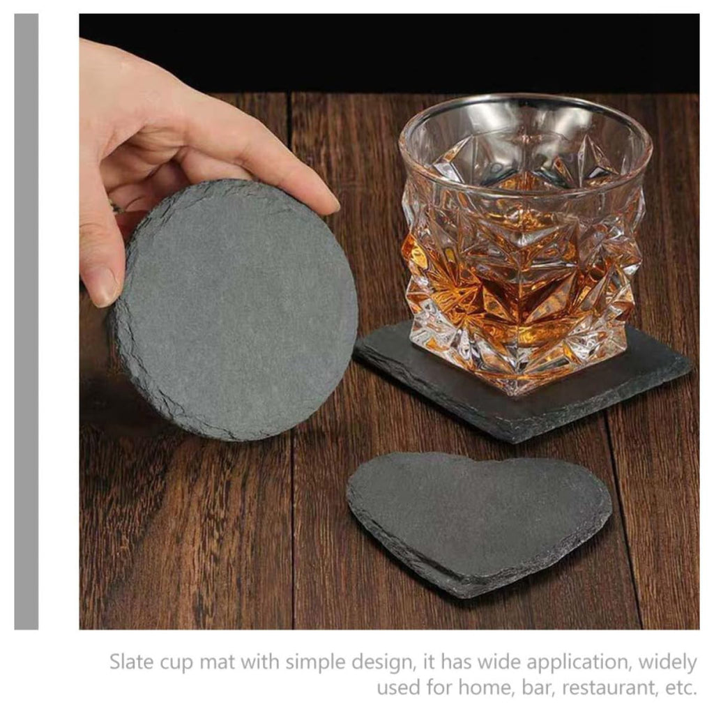 Natural Stone Drink Coasters Set G364995