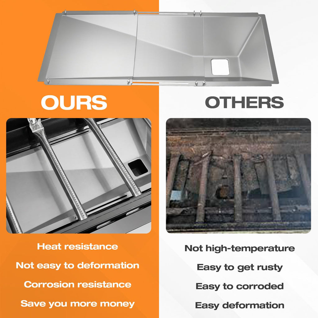 Adjustable Universal Grease Tray with Catch Pan Y111