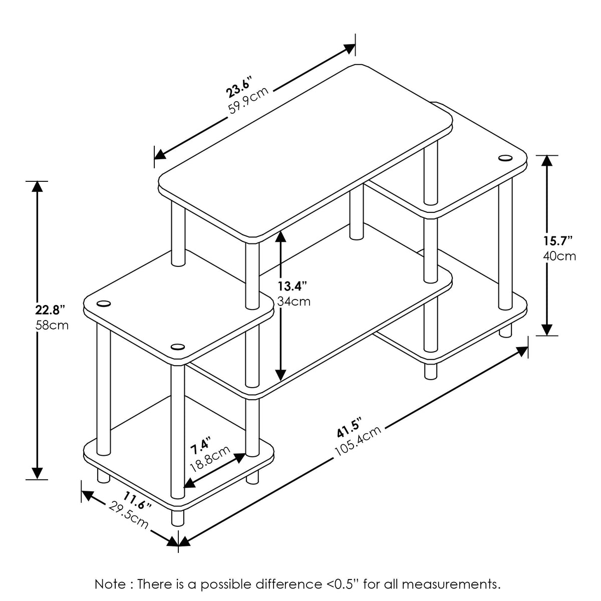 Dark Brown/Black Entertainment TV Stands R810