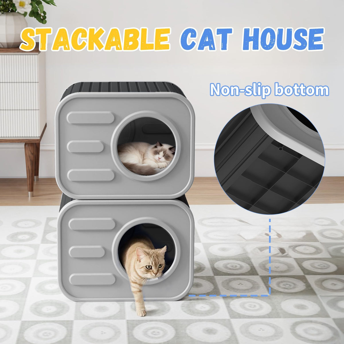 Weatherproof Outdoor Cat House S817622