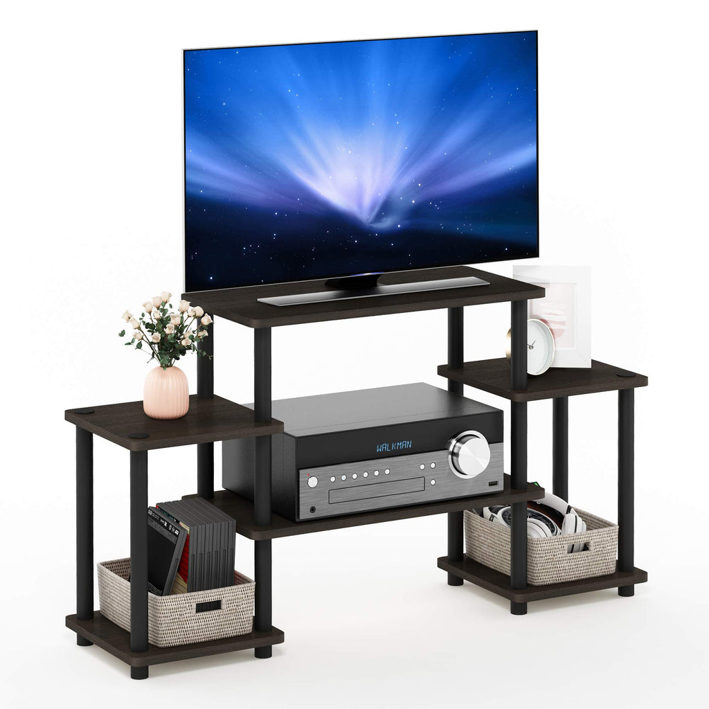 Dark Brown/Black Entertainment TV Stands R810