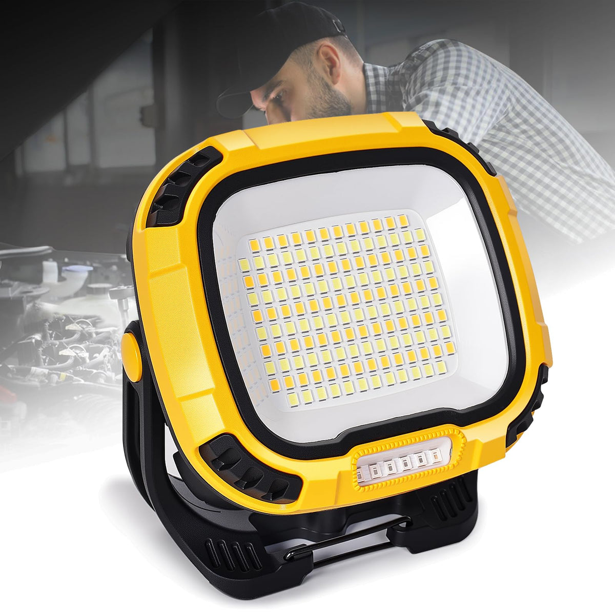 6000mAh Magnetic Rechargeable Work Light 4000 Lumen IP65 Q373