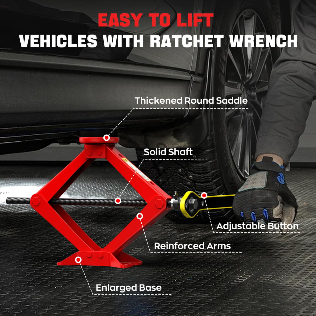 2.5 Ton Car Jack Kit with Lug Wrench R732245