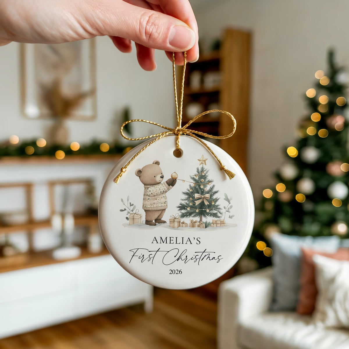 Baby's First Christmas Ornament 2026 Q22083