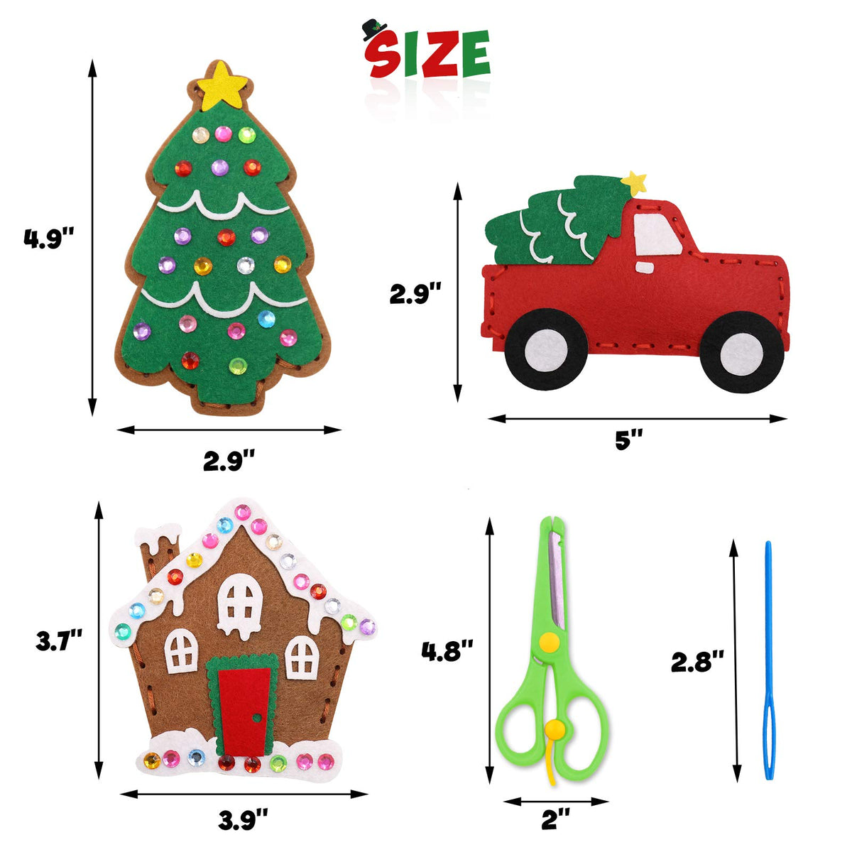 Christmas Sewing Kit for Kids P384