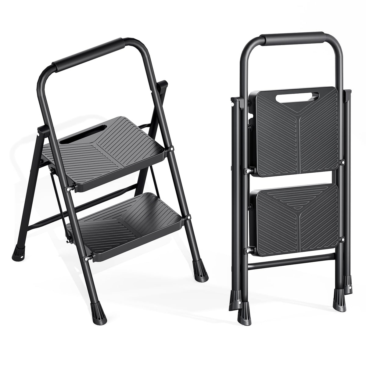 2 Step Ladder with Anti-Slip Pedals W51348