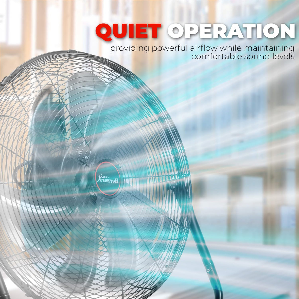 20-Inch Floor & Wall Mount Fan, 3-Speed 5000 CFM X488