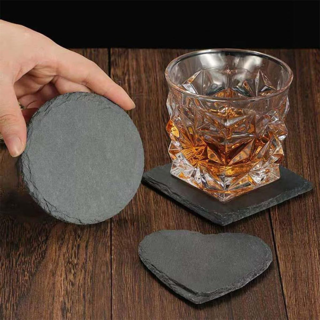 Natural Stone Drink Coasters Set G364995