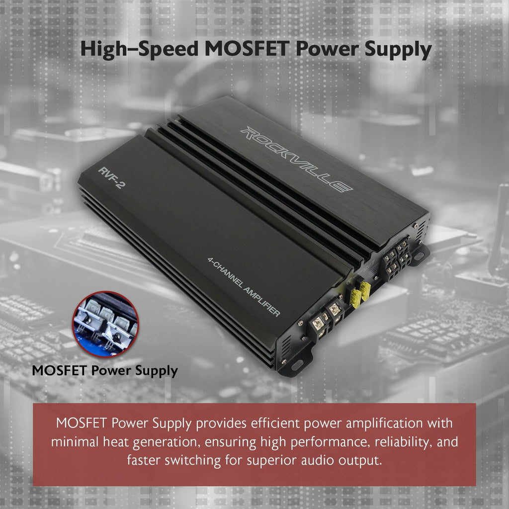 4 Channel Car Stereo Amplifier R8143